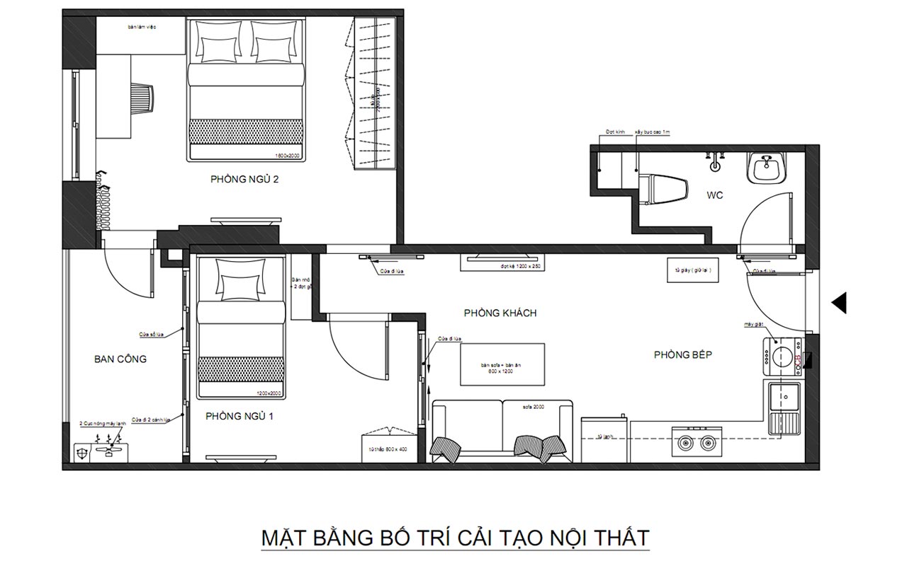 cải tạo chung cư cũ đẹp