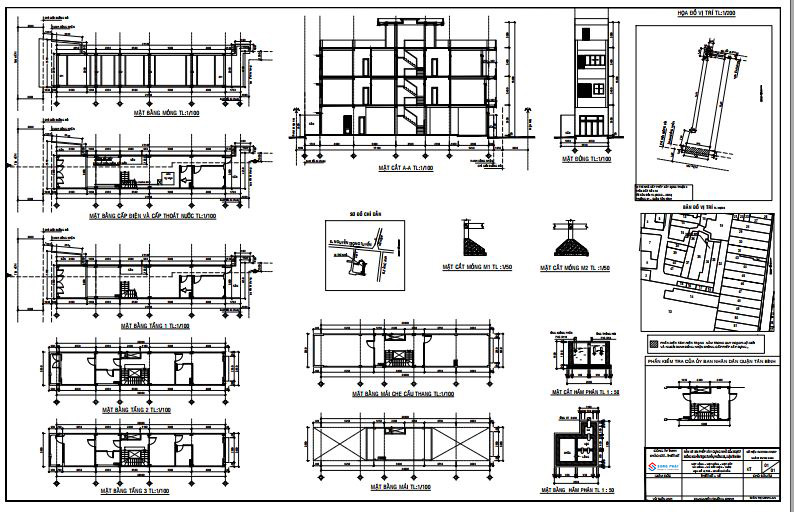 bản vẽ xin giấy phép xây dựng